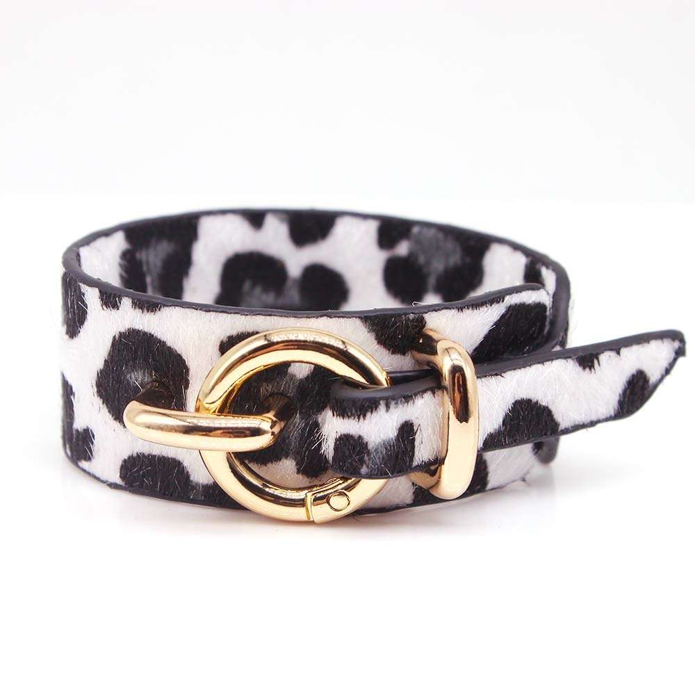 Leopard Charm Leather Bracelet Bracelets Gifting By Julia M 4