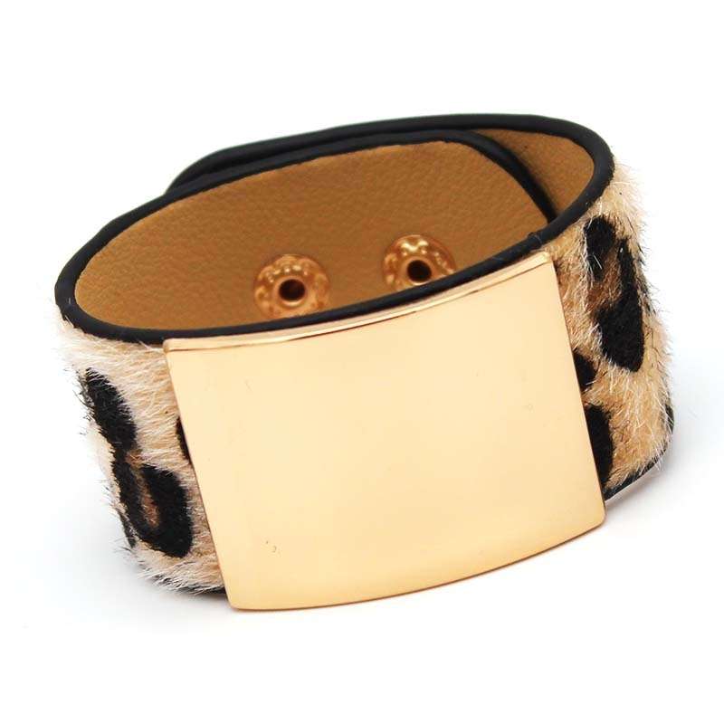 Leopard Charm Leather Bracelet Bracelets Gifting By Julia M 23