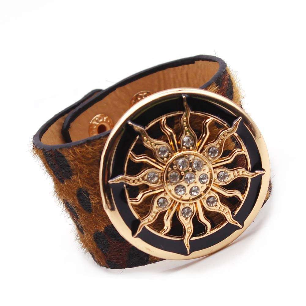 Leopard Charm Leather Bracelet Bracelets Gifting By Julia M 14