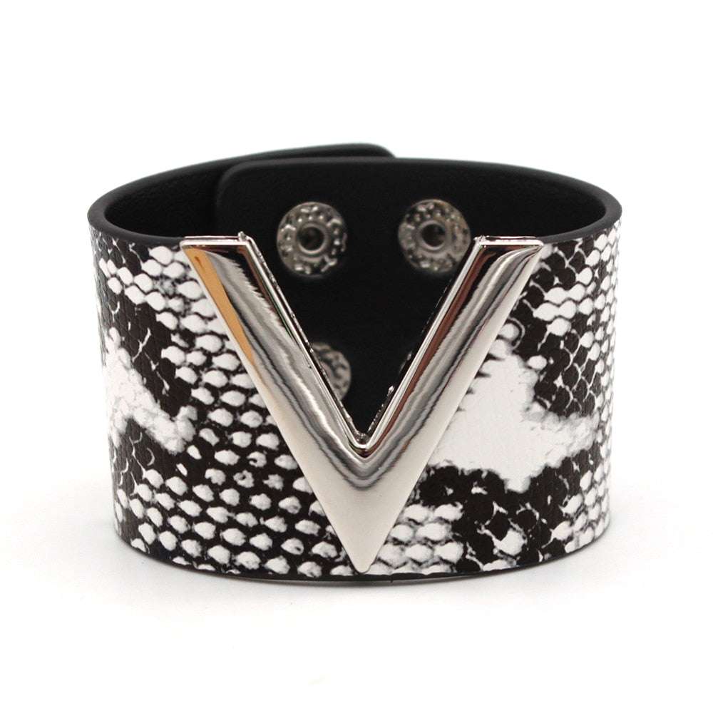 Leopard Charm Leather Bracelet Bracelets Gifting By Julia M 9