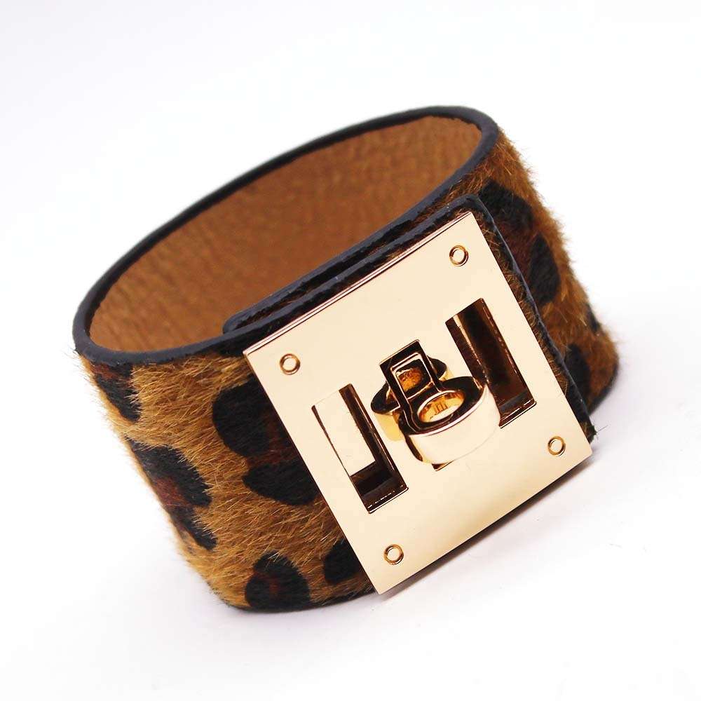 Leopard Charm Leather Bracelet Bracelets Gifting By Julia M 10
