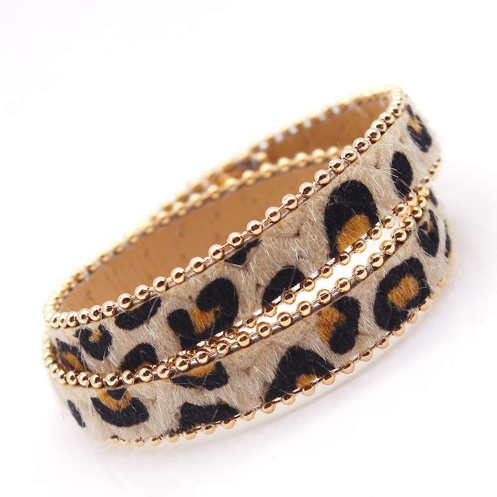 Leopard Charm Leather Bracelet Bracelets Gifting By Julia M 7