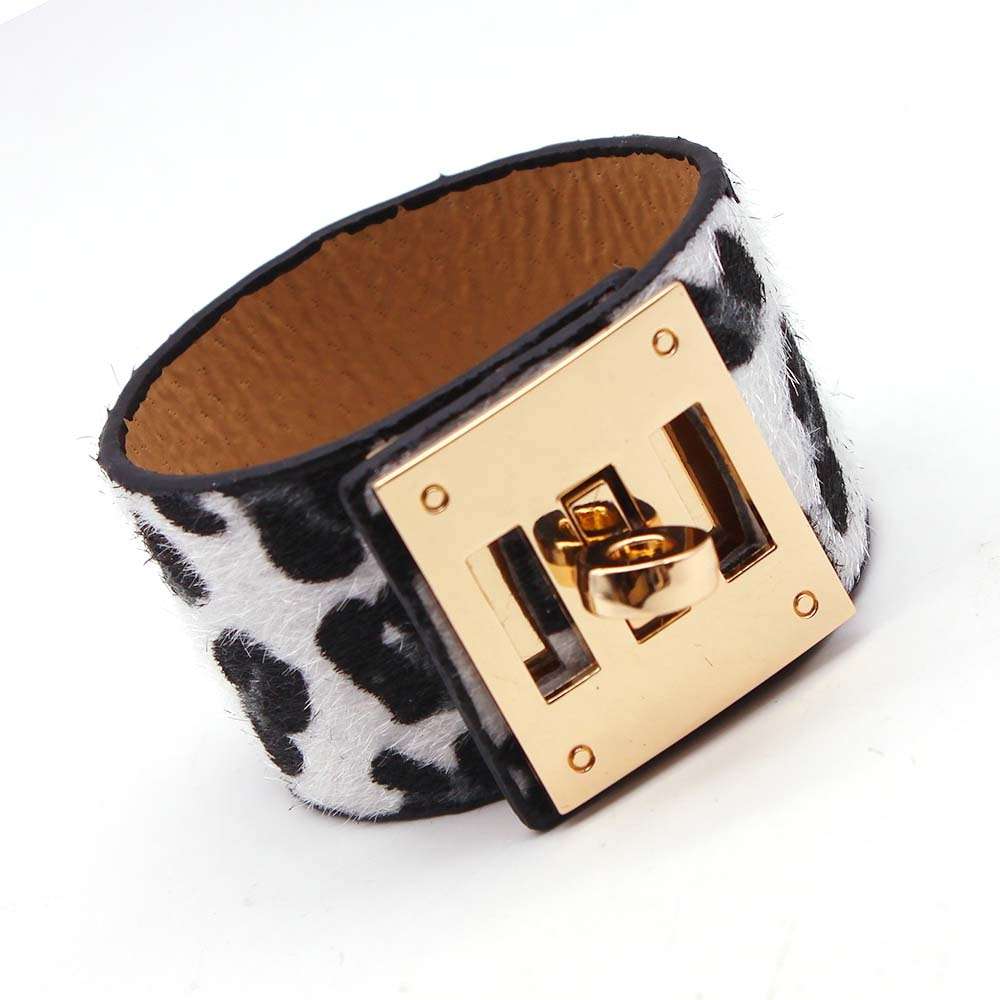 Leopard Charm Leather Bracelet Bracelets Gifting By Julia M 11