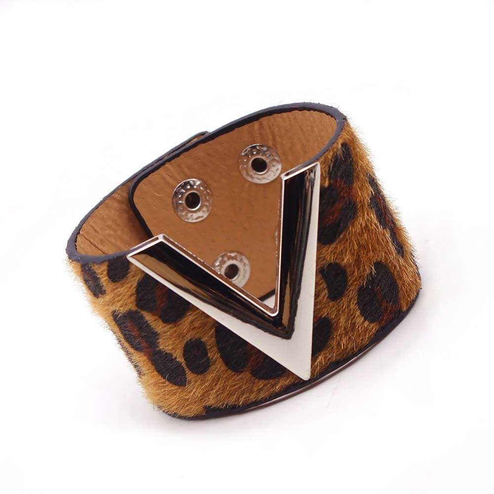 Leopard Charm Leather Bracelet Bracelets Gifting By Julia M 2