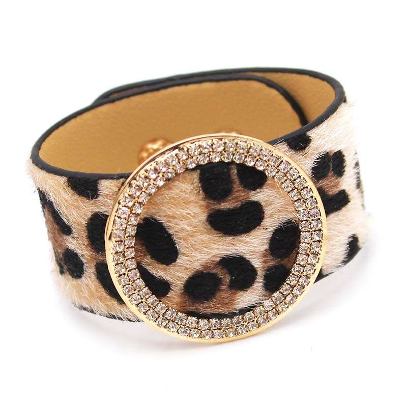 Leopard Charm Leather Bracelet Bracelets Gifting By Julia M 22
