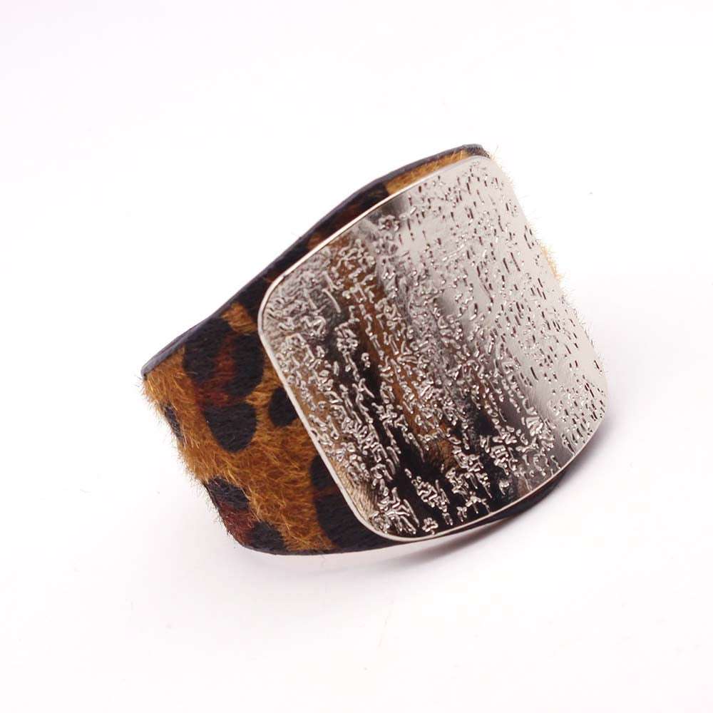 Leopard Charm Leather Bracelet Bracelets Gifting By Julia M 28