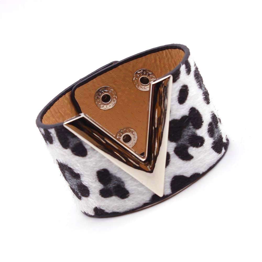 Leopard Charm Leather Bracelet Bracelets Gifting By Julia M 3