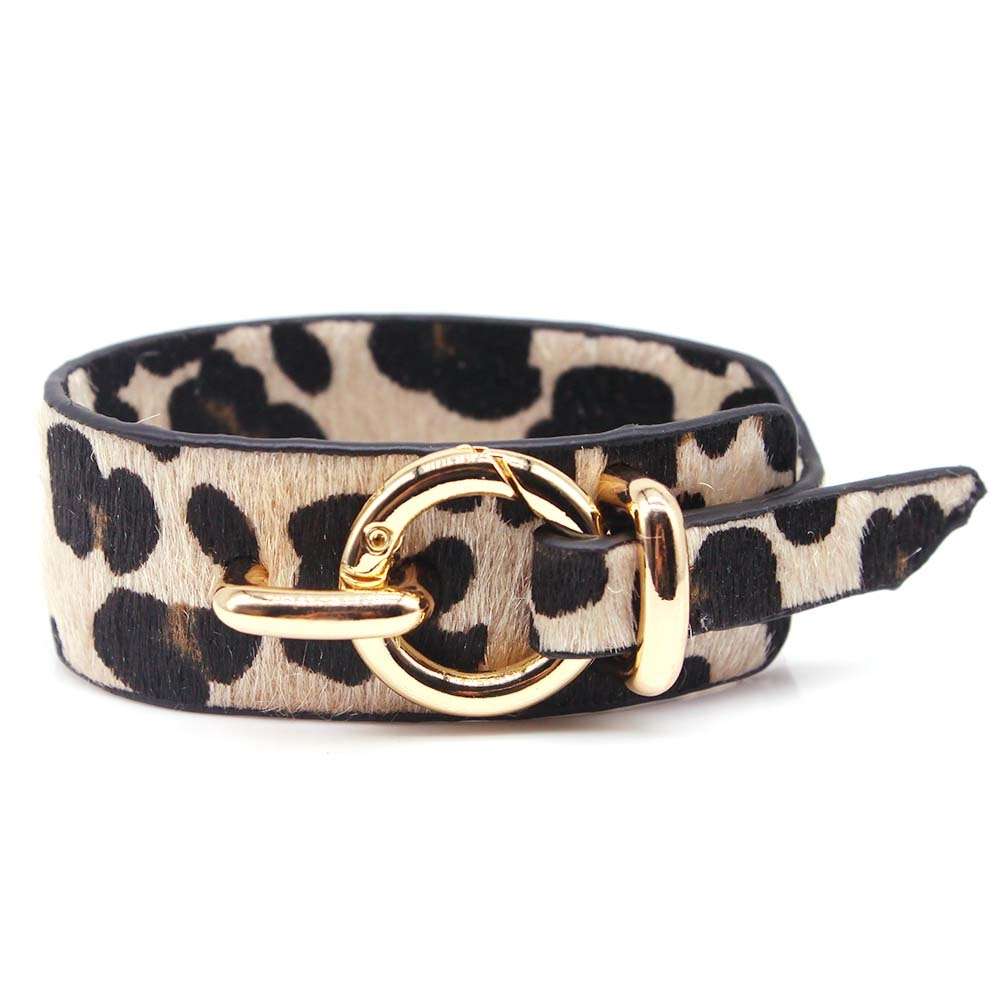 Leopard Charm Leather Bracelet Bracelets Gifting By Julia M 5