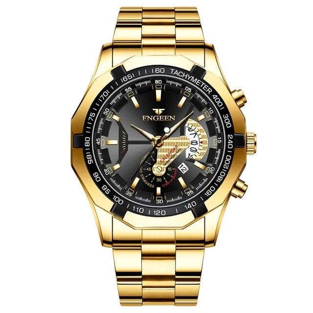 Limited Edition Quartz Wristwatch - Shock Resistant & Auto Date Wristwatch gifting by julia m s001-3