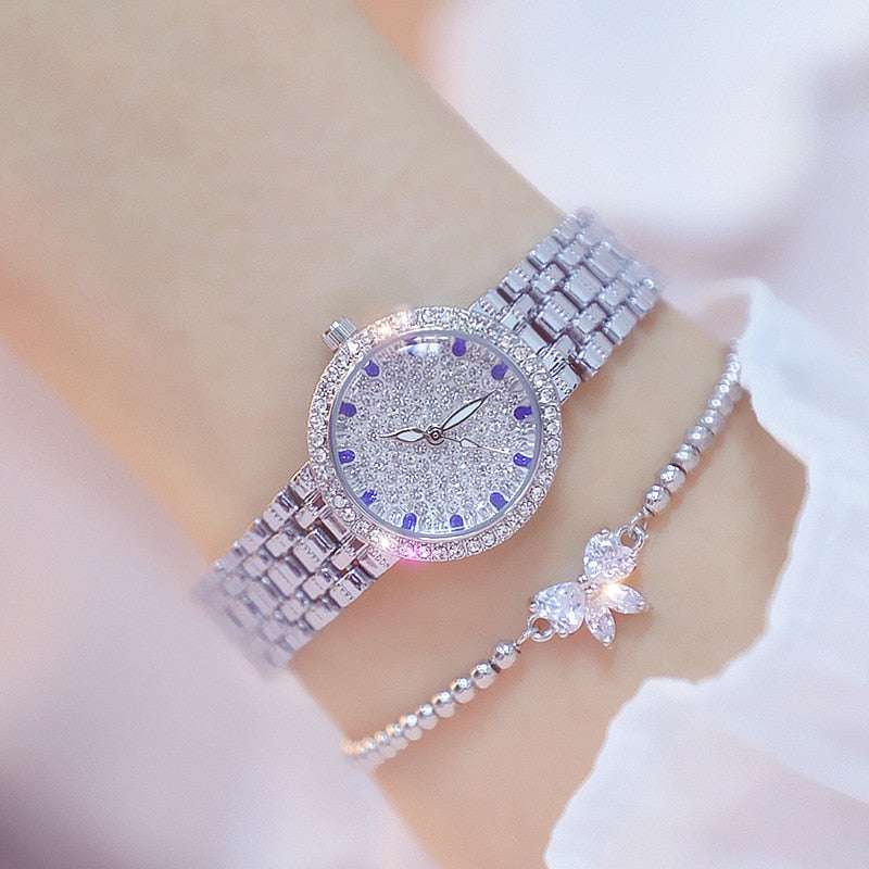 Luxury Stainless Steel Bracelet and Diamonds Jewelry sets gifting by julia m