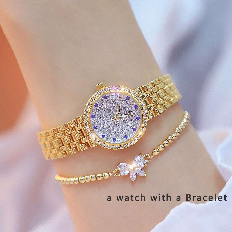 Luxury Stainless Steel Bracelet and Diamonds Jewelry sets gifting by julia m gold with bracelet