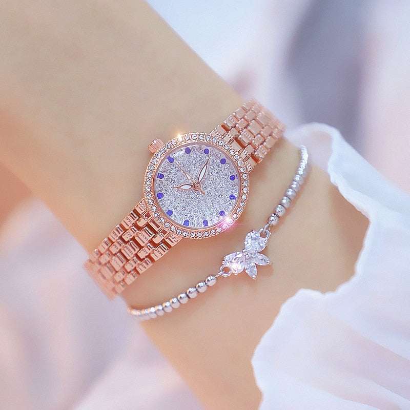 Luxury Stainless Steel Bracelet and Diamonds Jewelry sets gifting by julia m