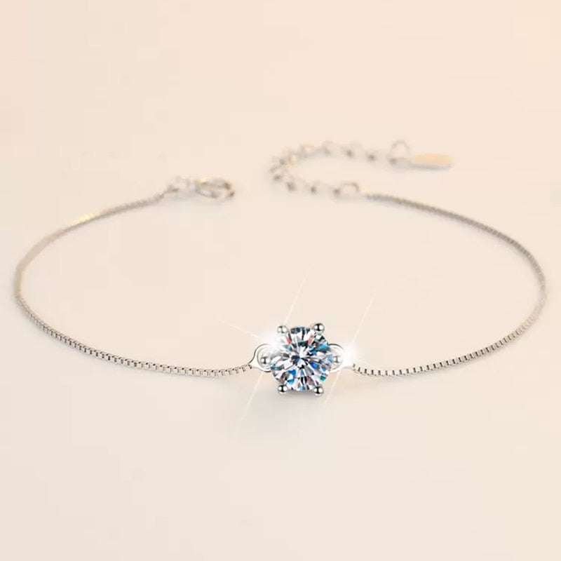 Moissanite Diamond Bracelet | 1 Ct Bracelets gifting by julia m Default Title