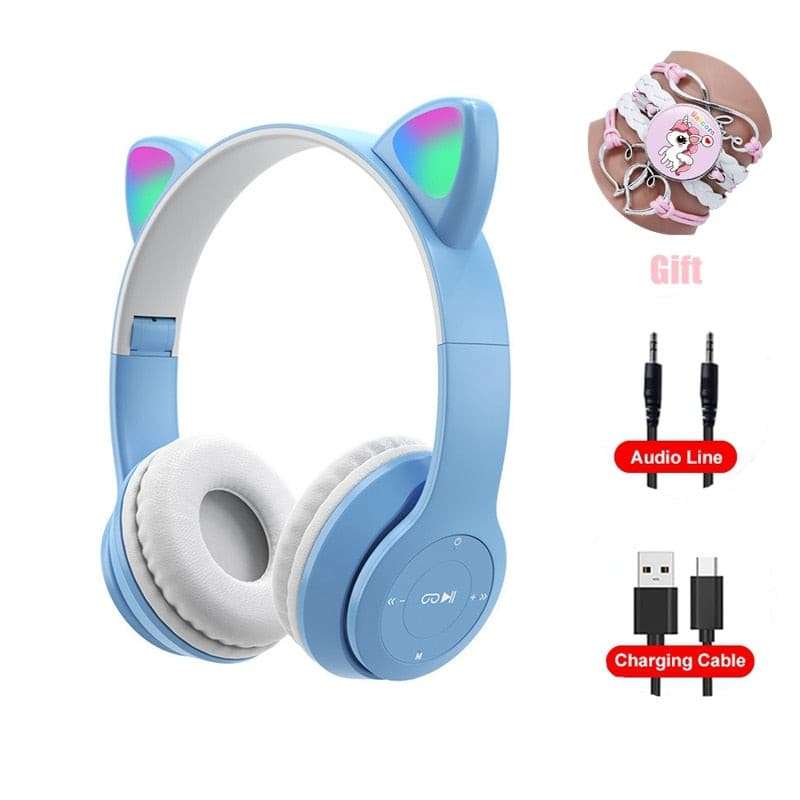 Noise Cancelling Wireless Headphones RGB Headphones gifting by julia m