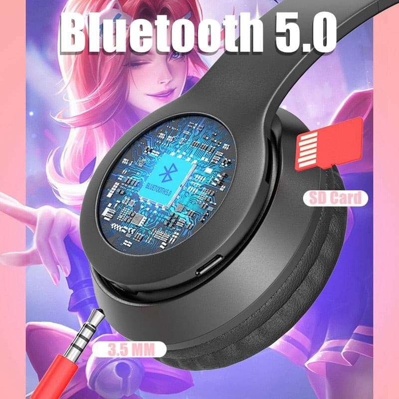 Noise Cancelling Wireless Headphones RGB Headphones gifting by julia m