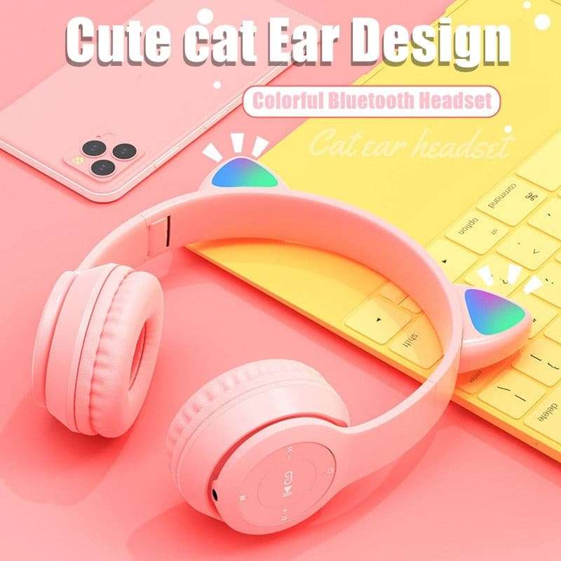 Noise Cancelling Wireless Headphones RGB Headphones gifting by julia m
