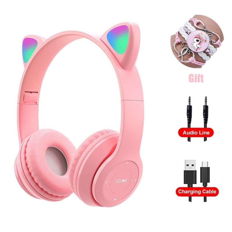 Noise Cancelling Wireless Headphones RGB Headphones gifting by julia m