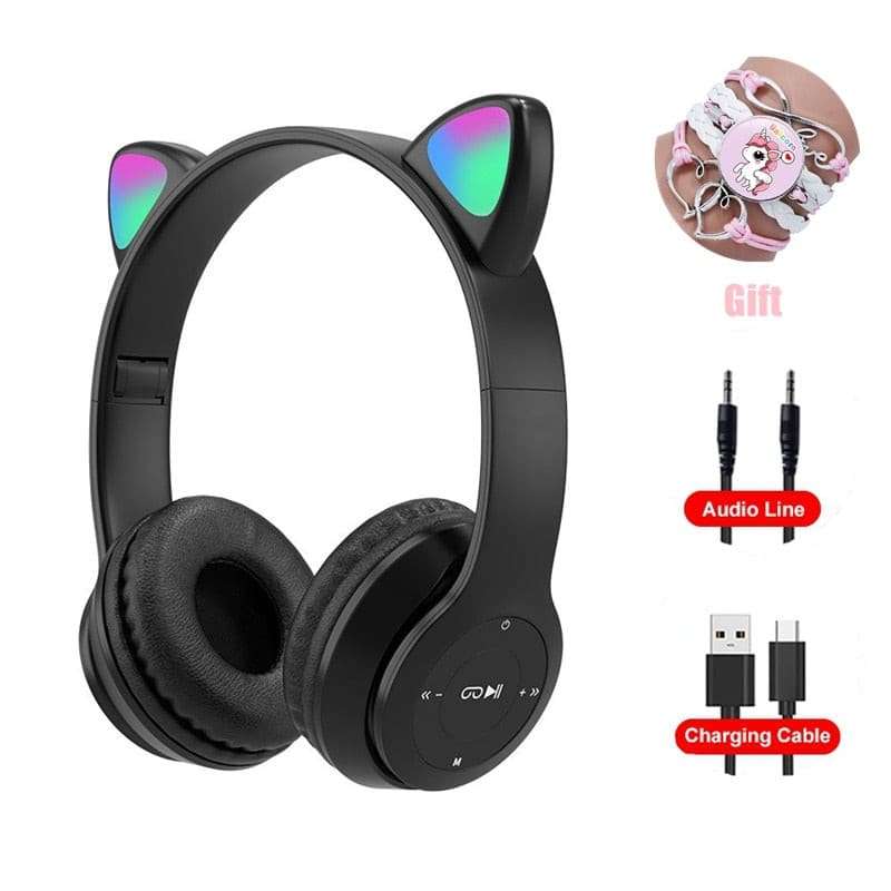 Noise Cancelling Wireless Headphones RGB Headphones gifting by julia m