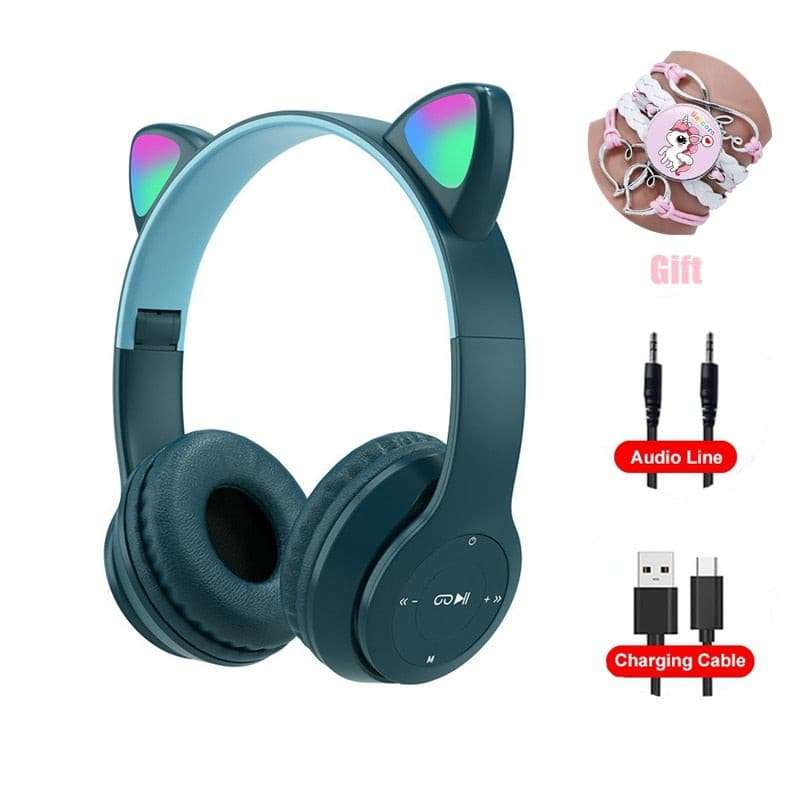 Noise Cancelling Wireless Headphones RGB Headphones gifting by julia m