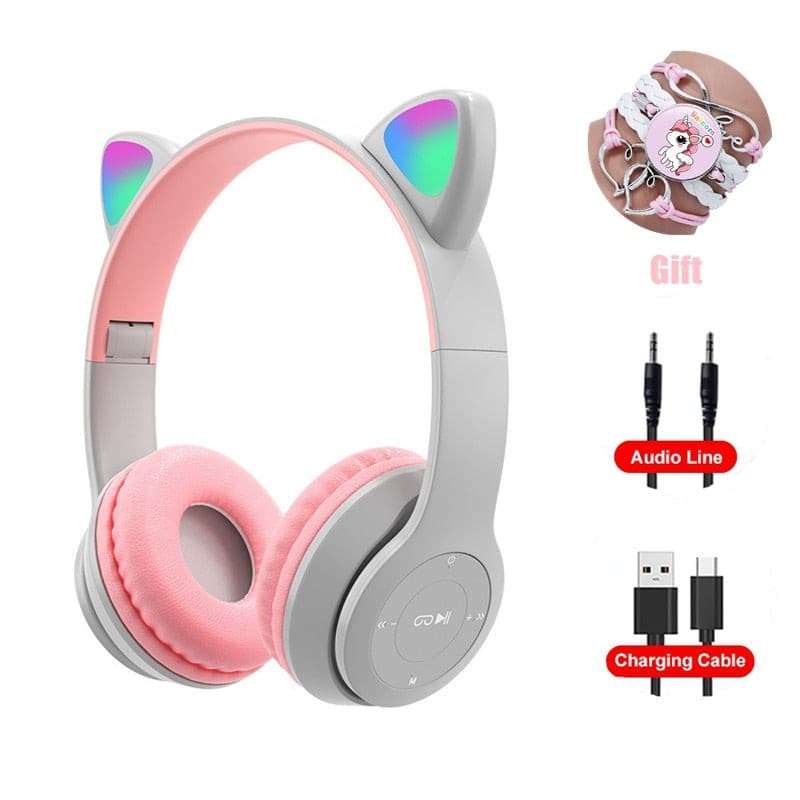Noise Cancelling Wireless Headphones RGB Headphones gifting by julia m