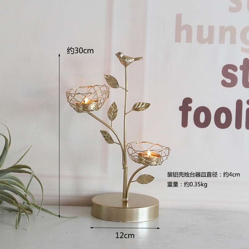 Nordic Wrought Iron Candle Holder candle holder gifting by julia m D China