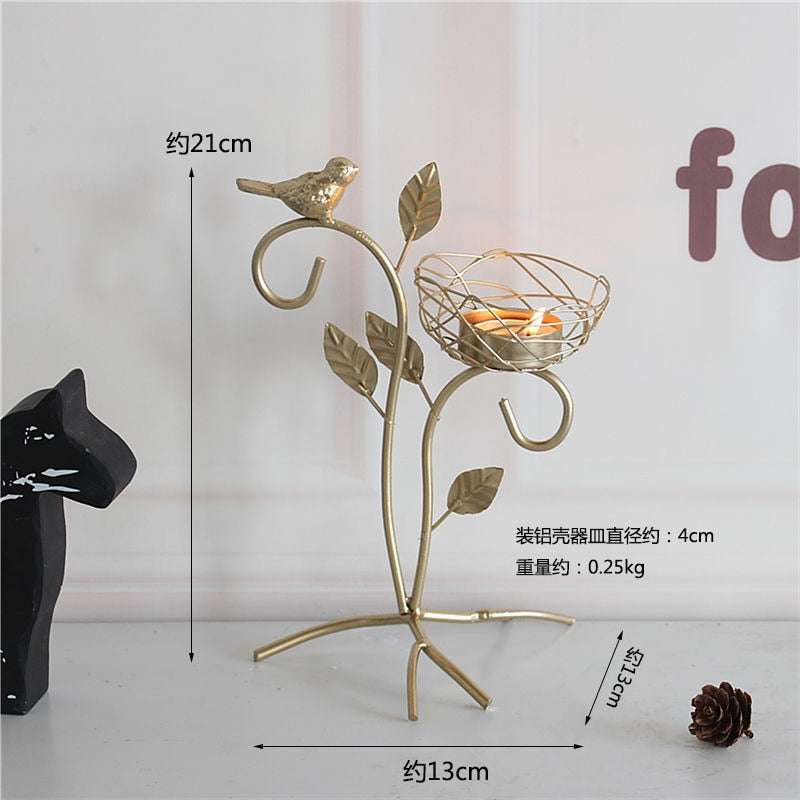 Nordic Wrought Iron Candle Holder candle holder gifting by julia m B China