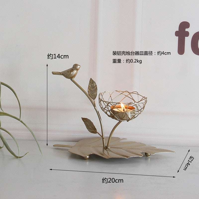 Nordic Wrought Iron Candle Holder candle holder gifting by julia m C China