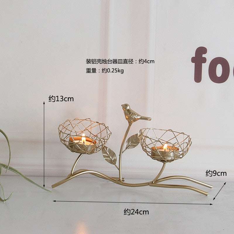 Nordic Wrought Iron Candle Holder candle holder gifting by julia m A China