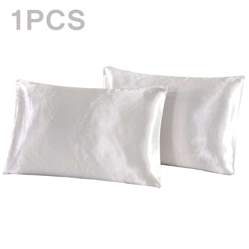 ONE PIECE Satin Pillowcases - Protect Your Hair and Skin from Damage Pillowcases & shams Gifting By Julia M White 51x76cm