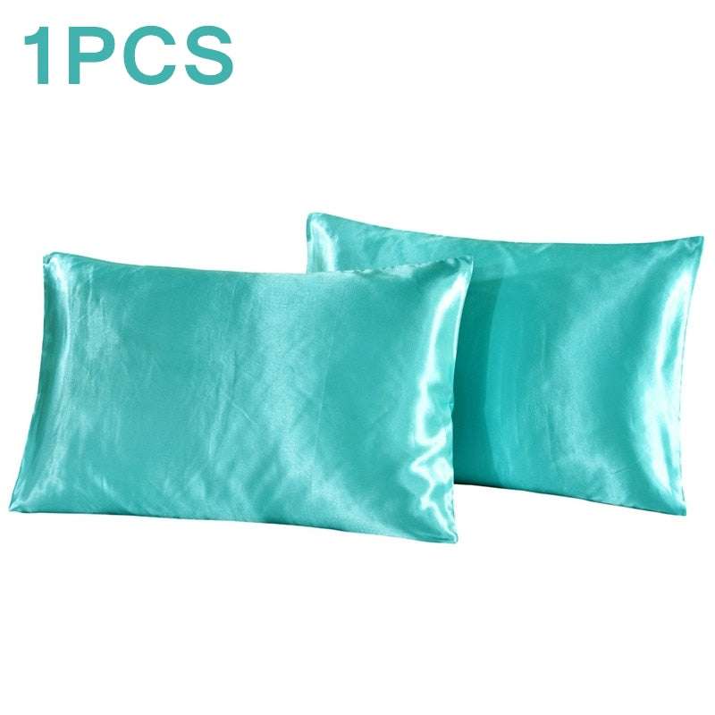ONE PIECE Satin Pillowcases - Protect Your Hair and Skin from Damage Pillowcases & shams Gifting By Julia M Blue 51x76cm