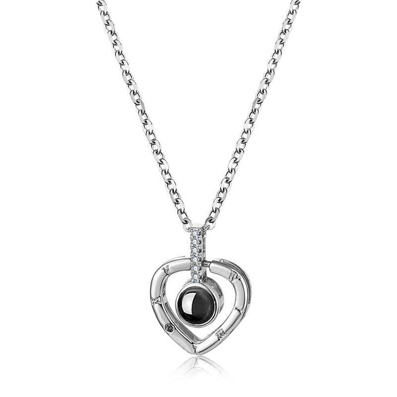 Projection Pendant Necklace 100 Languages Necklaces gifting by julia m LV0963-4