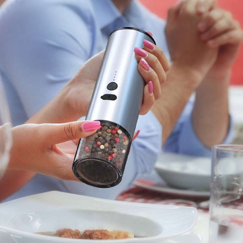 Rechargeable LED Electric Salt & Pepper Grinder Set Share | Wishlist | Report Video ID: gifting by julia m