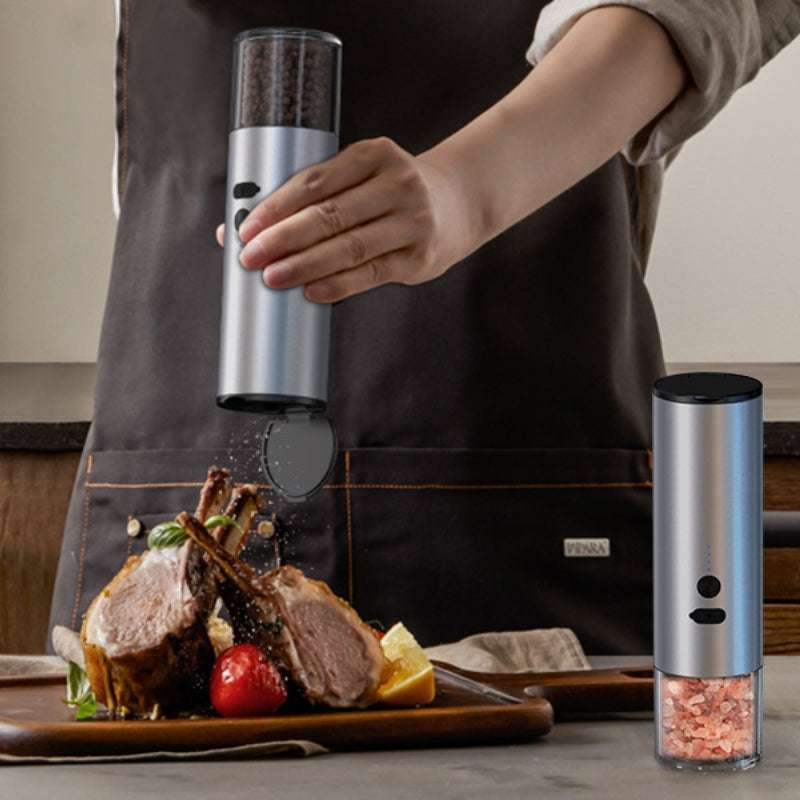Rechargeable LED Electric Salt & Pepper Grinder Set Share | Wishlist | Report Video ID: gifting by julia m