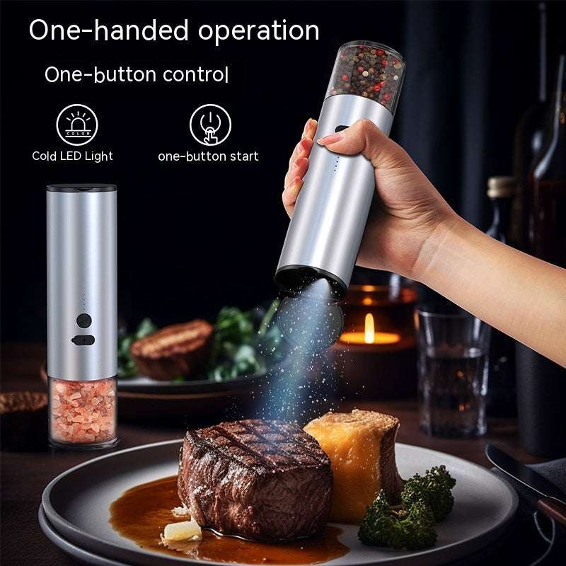 Rechargeable LED Electric Salt & Pepper Grinder Set Share | Wishlist | Report Video ID: gifting by julia m