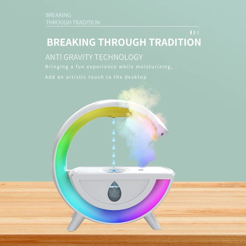 Anti-Gravity RGB Night Light Water Droplet Sprayer Humidifier RGB Night Light Gifting by Julia M