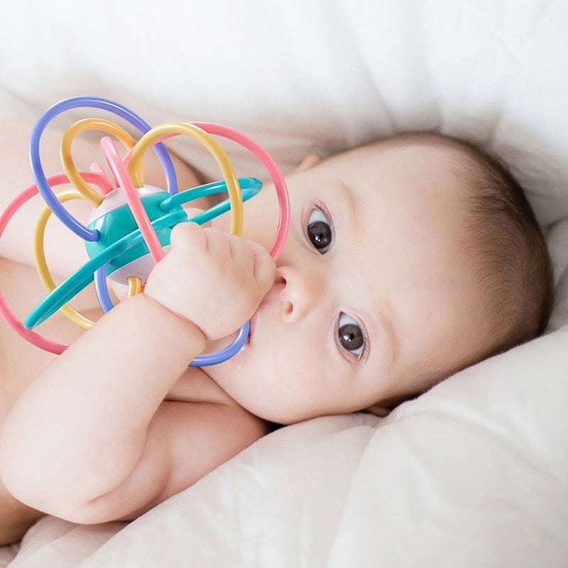 Rubber Stress Ball - Squeeze Away Stress and Boost Sensory Development for Babies and Toddlers Activity Toys gifting by julia m