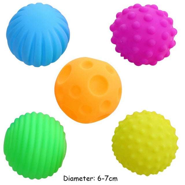Rubber Stress Ball - Squeeze Away Stress and Boost Sensory Development for Babies and Toddlers Activity Toys gifting by julia m