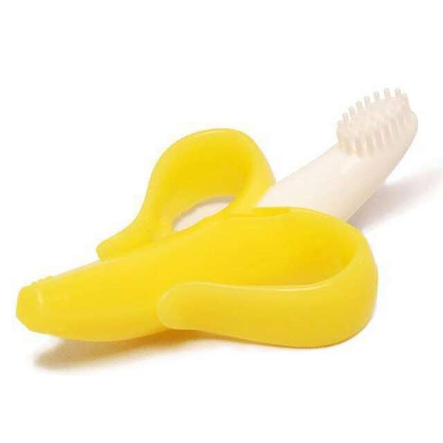 Rubber Stress Ball - Squeeze Away Stress and Boost Sensory Development for Babies and Toddlers Activity Toys gifting by julia m tooth brush yellow