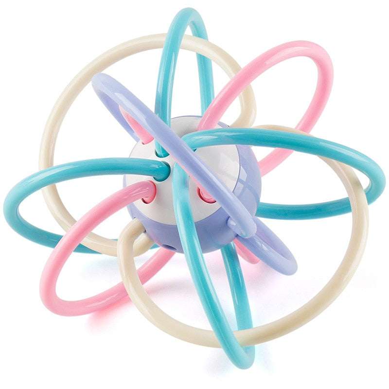 Rubber Stress Ball - Squeeze Away Stress and Boost Sensory Development for Babies and Toddlers Activity Toys gifting by julia m teether