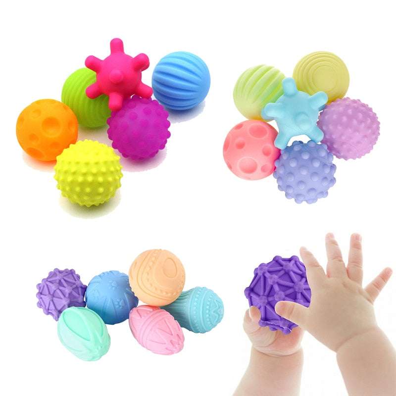 Rubber Stress Ball - Squeeze Away Stress and Boost Sensory Development for Babies and Toddlers Activity Toys gifting by julia m