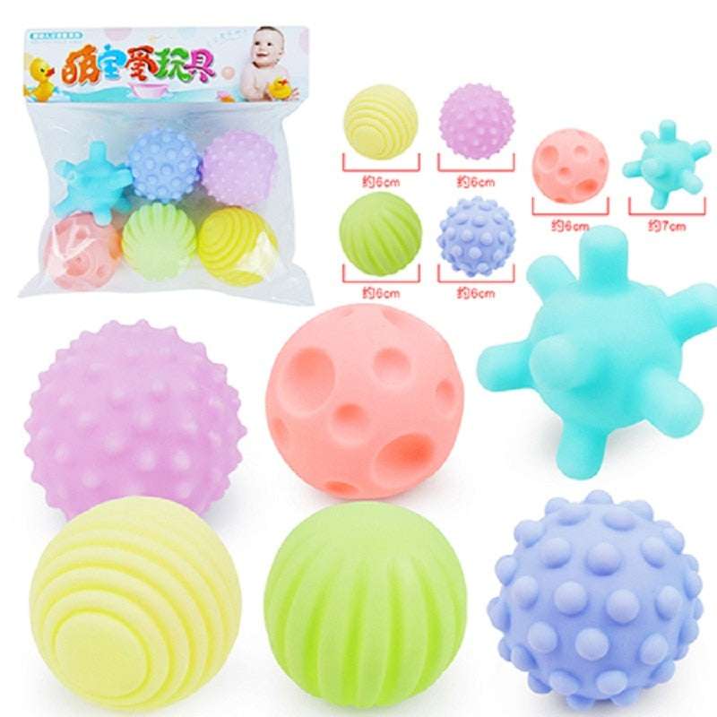 Rubber Stress Ball - Squeeze Away Stress and Boost Sensory Development for Babies and Toddlers Activity Toys gifting by julia m