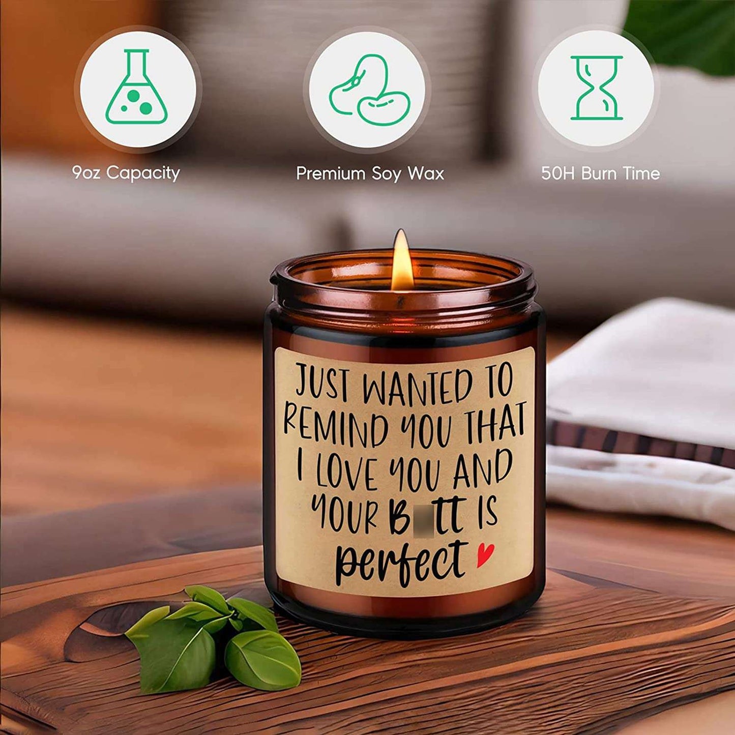 Scented Candles | Romantic Gifts I Love You Gifts for Her Him | Funny Anniversary | Birthday Candles Gifting By Julia M