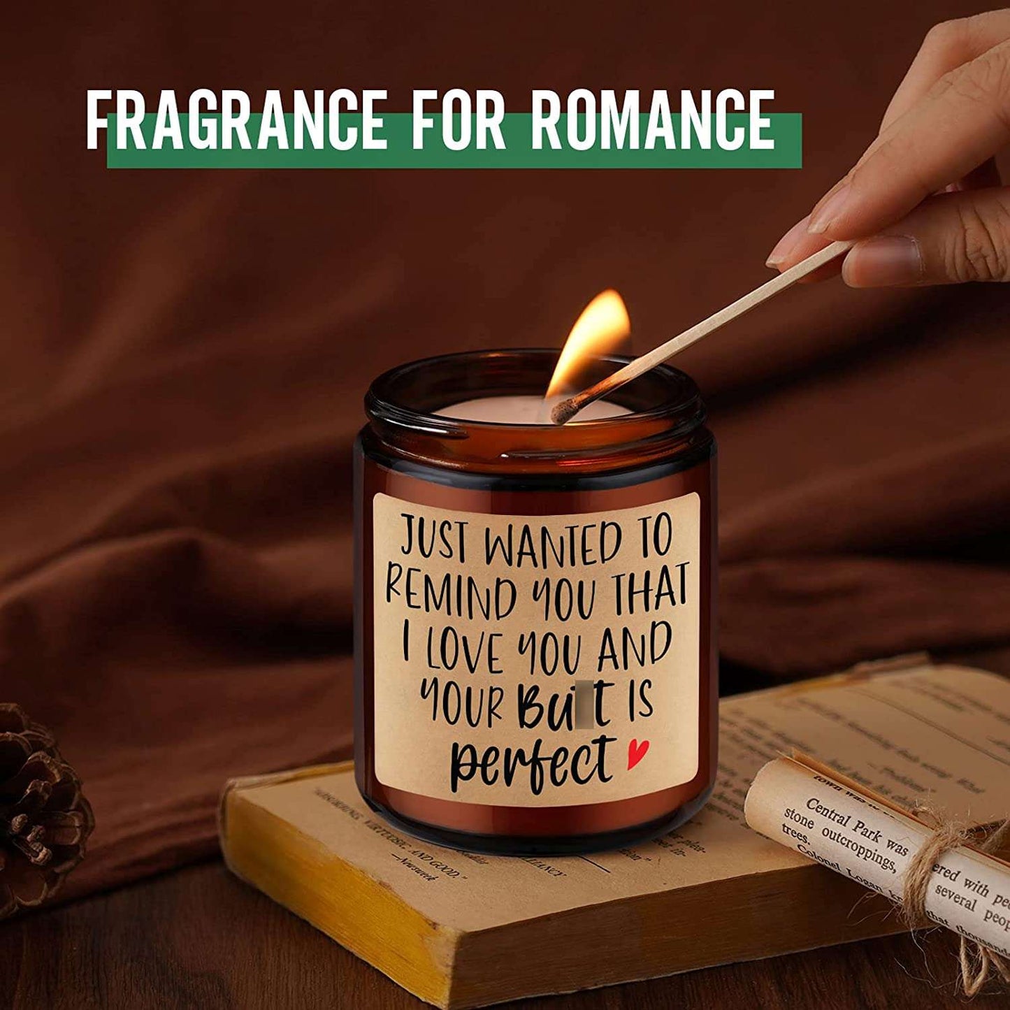 Scented Candles | Romantic Gifts I Love You Gifts for Her Him | Funny Anniversary | Birthday Candles Gifting By Julia M