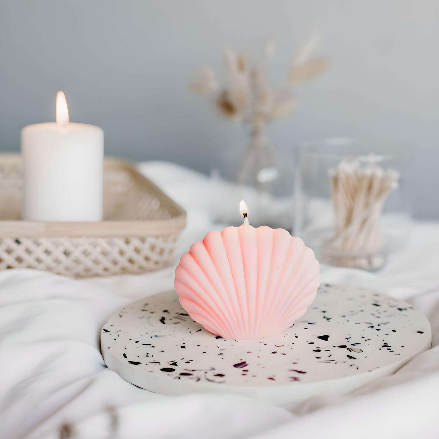 Shell Candle Art Candle candles Gifting By Julia M