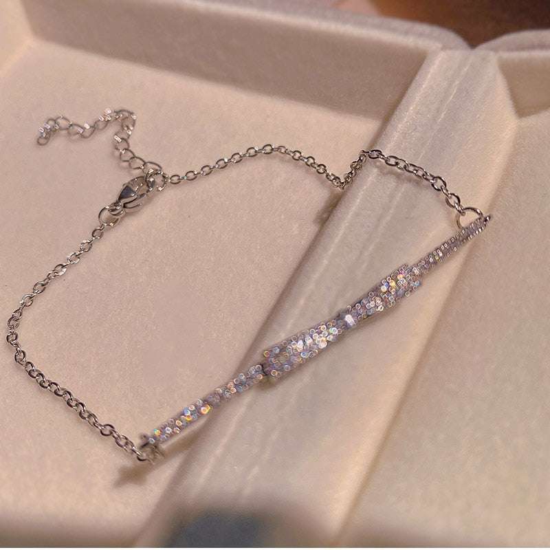 Silver Adjustable Snake Bracelet Brracelets Gifting By Julia M SL088 20cm