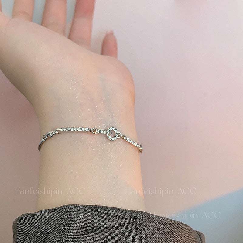 Silver Adjustable Snake Bracelet Brracelets Gifting By Julia M SL166 20cm