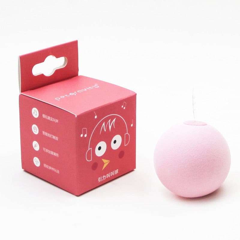 Smart Cat Toys -Interactive Ball Plush Electric Catnip Training Toy Cat Toys Gifting By Julia M Pink China