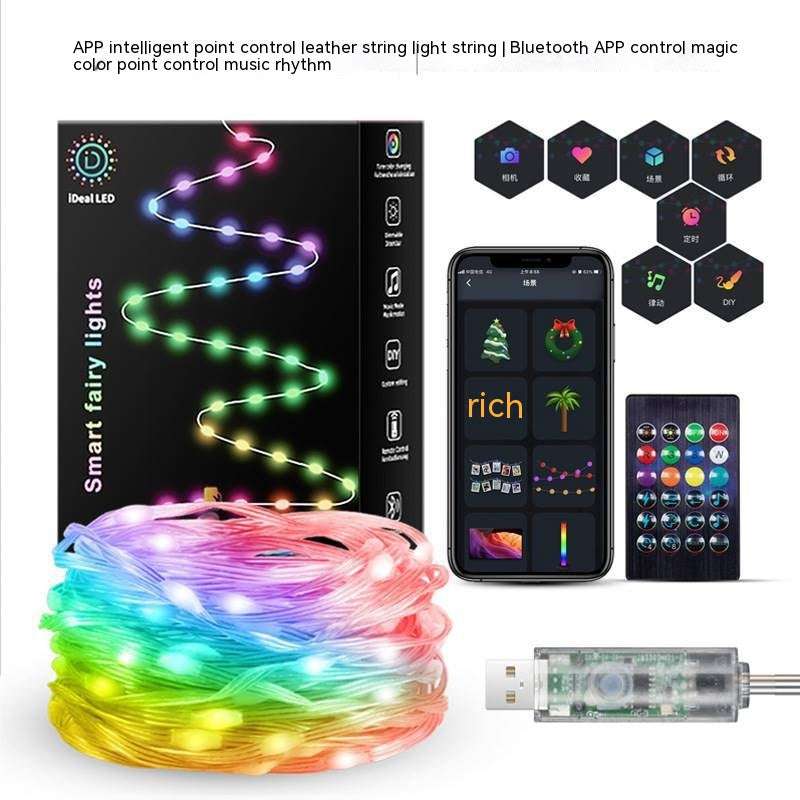 Smart Voice-Controlled USB LED Light String Lighting Gifting by Julia M