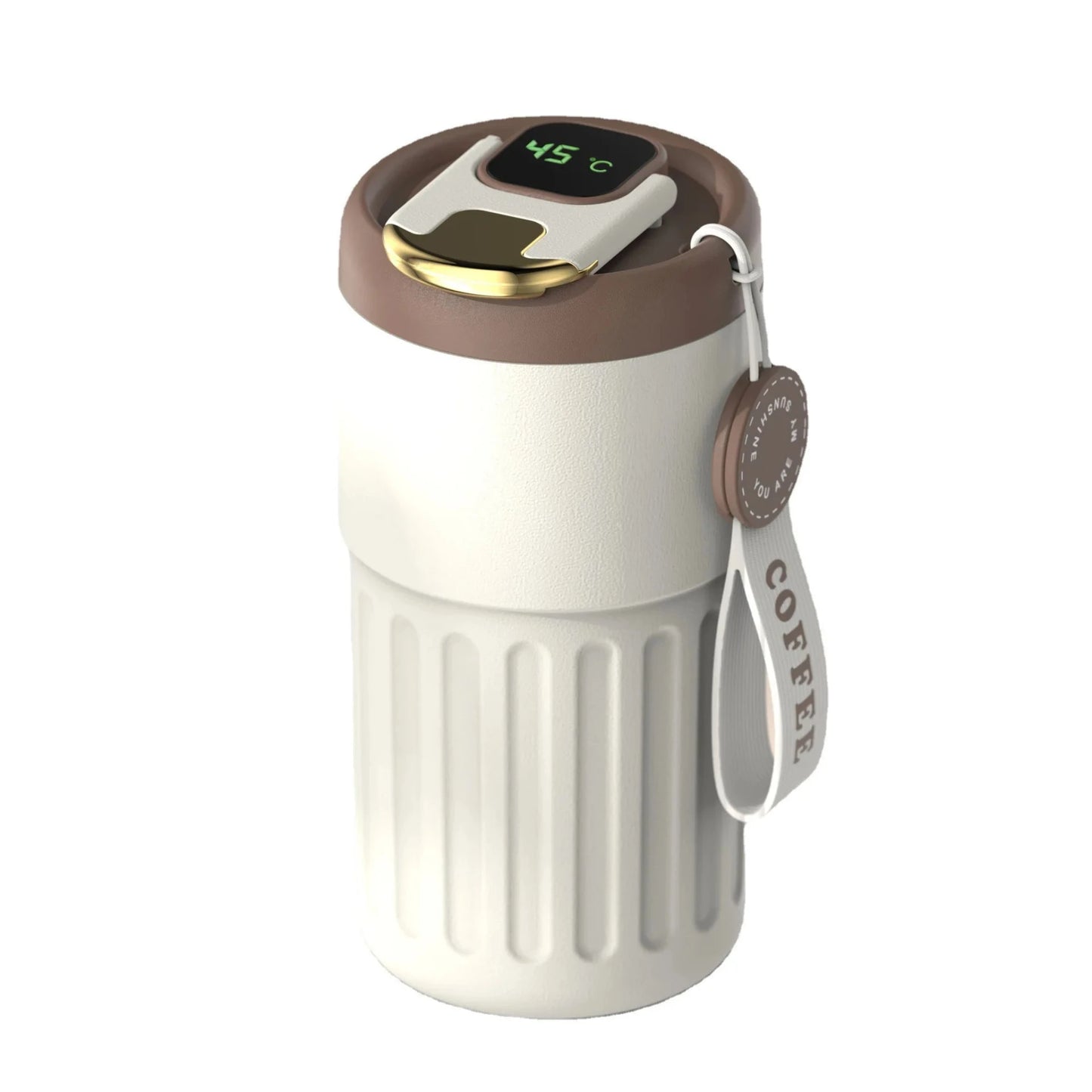 SmartTemp Insulated Stainless Steel Water Bottle/Coffee Mug smart temperature insulation cup Gifting By Julia M