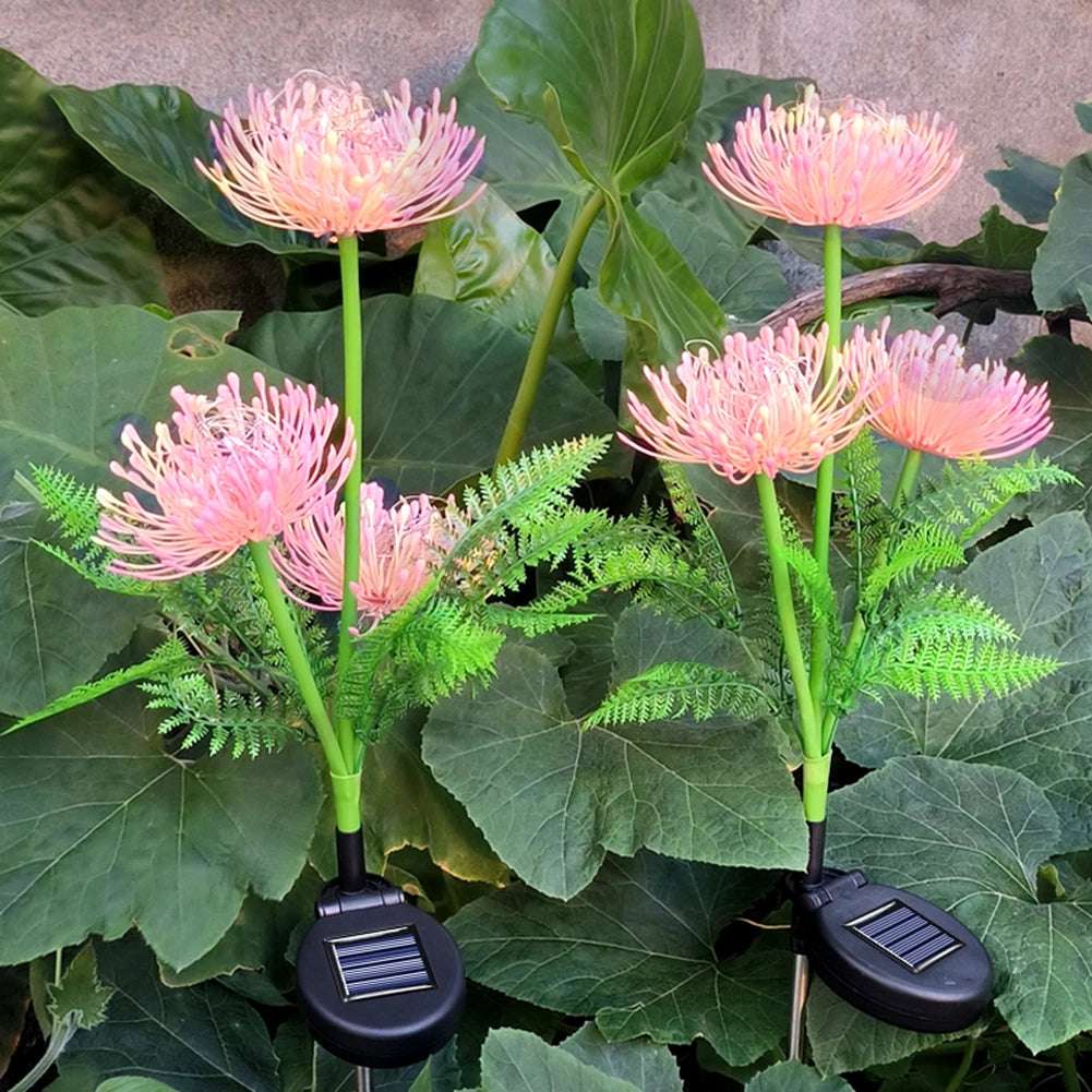 Solar Flower Lights led light with glowing flower Gifting By Julia M